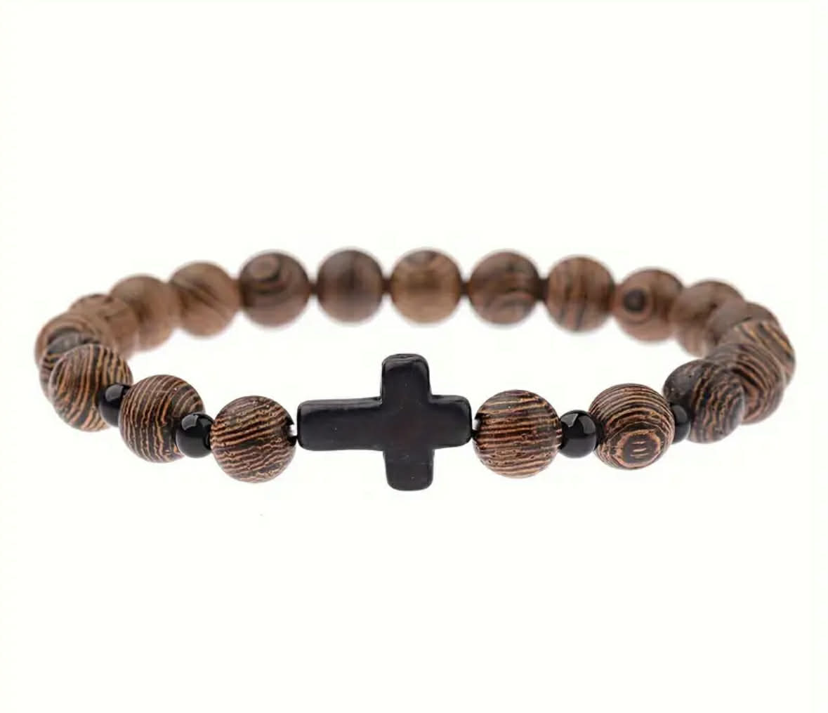 Cross Beaded Bracelet